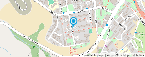 מפת הגעה אל גן אביבה וטניה