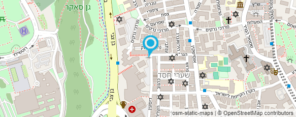 מפת הגעה אל גן אלי"ע