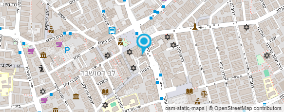 מפת הגעה אל פלאפל חתוכה