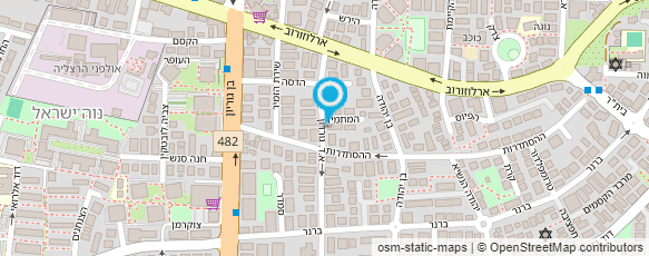 מפת הגעה אל מזרחי שלמה מורה דרך