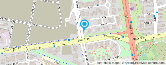 מפת הגעה אל כהן גדי שירותי תיירות