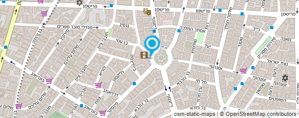 מפת הגעה אל ד"ר לודמילה לייבזון