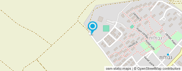 מפת הגעה אל מצפה גבולות - אתר פעילויות