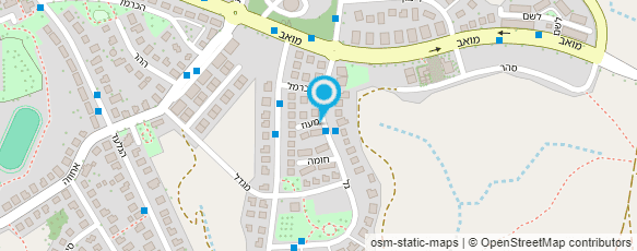 מפת הגעה אל רובין הוד קליעה למטרה