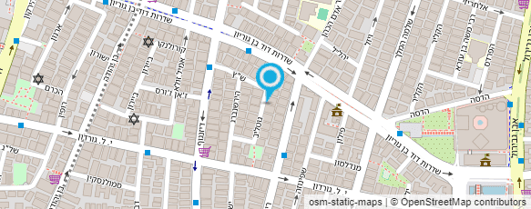 מפת הגעה אל קלנר יניב - שיאצו ודיקור