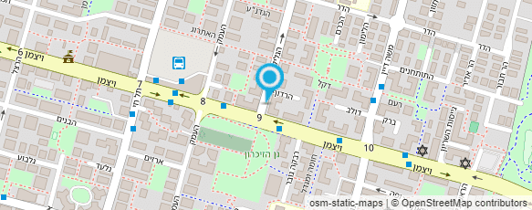 מפת הגעה אל הילה זילברמן עיצוב גרפי