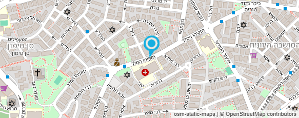 מפת הגעה אל בית חולים משגב לדך מפת הגעה אל בית חולים משגב לדך