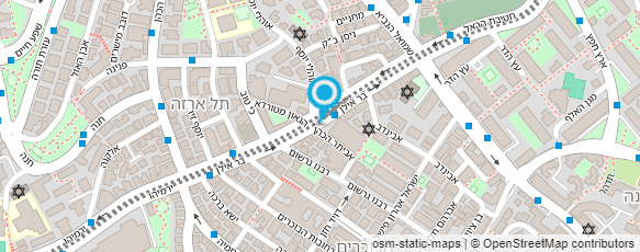 מפת הגעה אל ד"ר מינדי גרסטמן