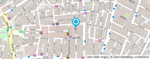 מפת הגעה אל מרפאת פלורנטין