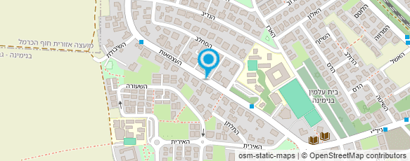 מפת הגעה אל לירז רובין-כלות וערב