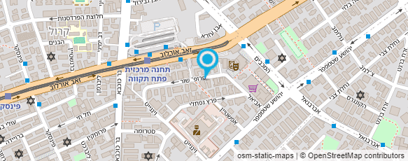 מפת הגעה אל טניה טבע ויופי