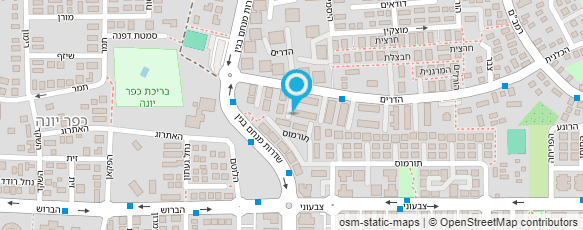 מפת הגעה אל רותי חי - סדנאות ומסיבות צחוק