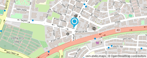 מפת הגעה אל גן ילדים שערי ציון