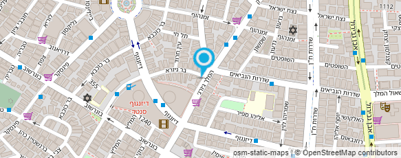 מפת הגעה אל המכללה לרפואה משלימה - דניאל סימנטוב