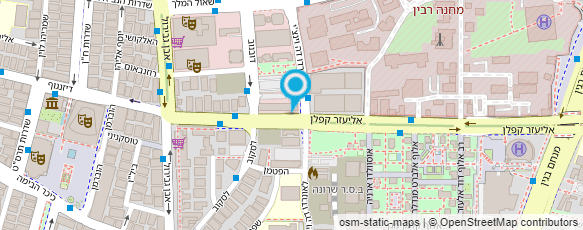 מפת הגעה אל מרפאת ריינס-בוריס