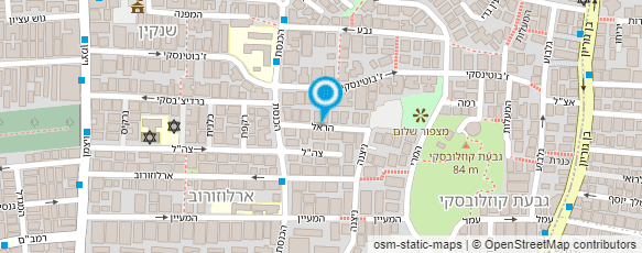 מפת הגעה אל מורן - מורה ורקדנית בטן