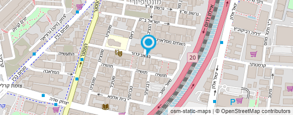 מפת הגעה אל ענת גורדין - עיצוב גרפי