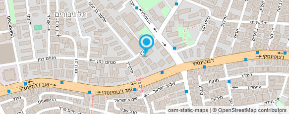 מפת הגעה אל טיפת חלב מרפאת נוער