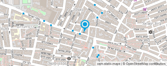 מפת הגעה אל ספרייתי האחים גיטלר