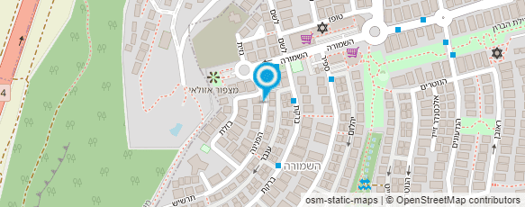 מפת הגעה אל אורן עבודות בעץ