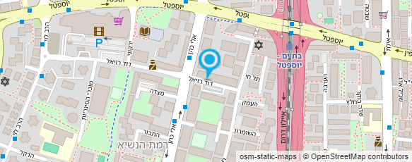 מפת הגעה אל בי"ס לג'ודו משה כהן