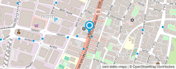 מפת הגעה אל לירן - מורה לנהיגה