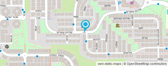 מפת הגעה אל מעון נעמ"ת - עומרים
