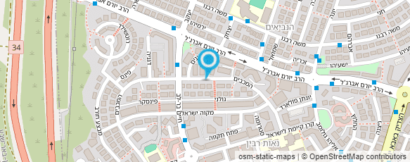 מפת הגעה אל י.ב. שרות תיקונים