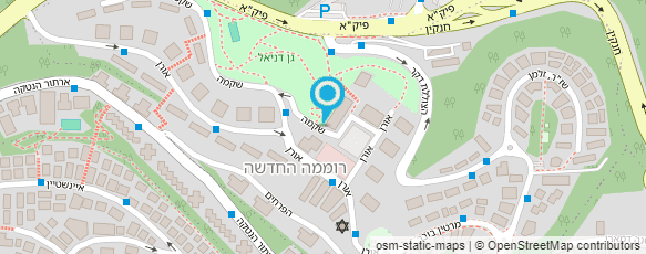מפת הגעה אל מעון נעמ"ת - רוממה