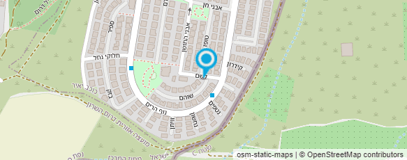 מפת הגעה אל מעון נעמ"ת