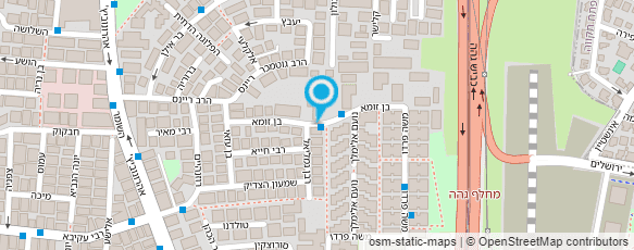 מפת הגעה אל מוסדות "בנין ציון"