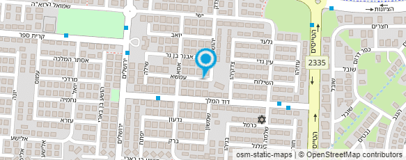 מפת הגעה אל המונית של יניב