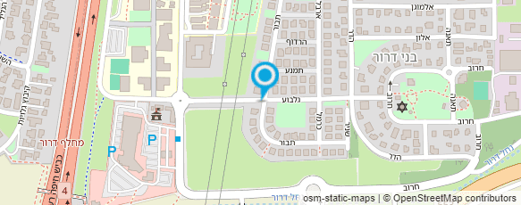 מפת הגעה אל ברק עיצובים - פרקטים ודקים