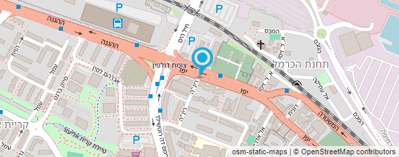 מפת הגעה אל שרייבר - רשת בתי ספר לנהיגה