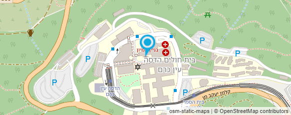 מפת הגעה אל פרופ' ברלצקי יעקב