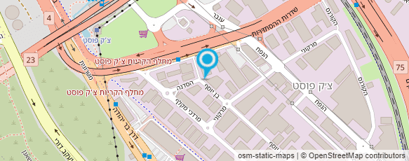 מפת הגעה אל מיטל אריזות והדפסות