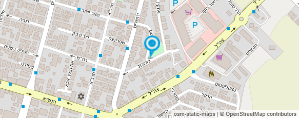 מפת הגעה אל מרכז מהנדסים עולים בשרון