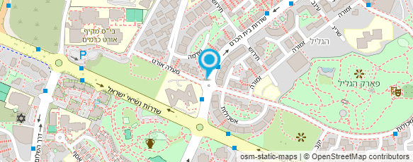 מפת הגעה אל ד"ר ברוסילוב מיכאל