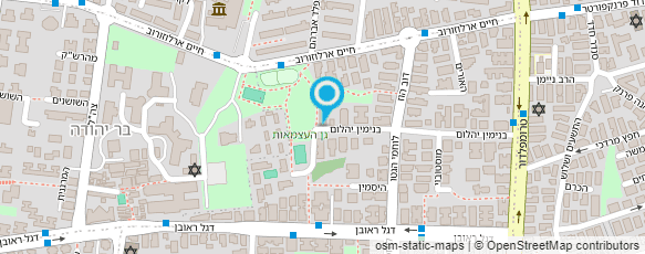 מפת הגעה אל גן מעון הללויה מפת הגעה אל גן מעון הללויה