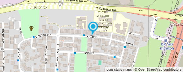 מפת הגעה אל נעומי לוי סירוק כלות ועיצוב שיער