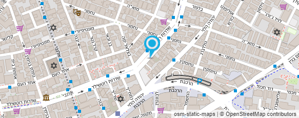 מפת הגעה אל הבית ברוטשילד