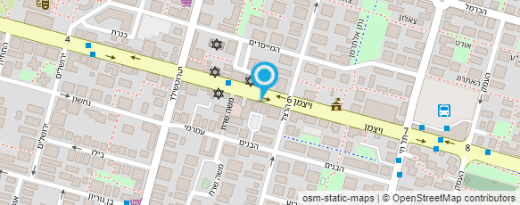 מפת הגעה אל ח.ש.ב. ביקורת פנים (2003) בע"מ