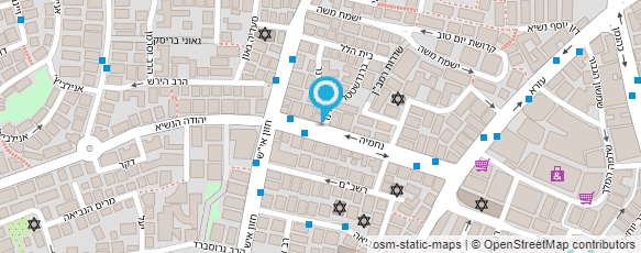 מפת הגעה אל מכולת נחמיה