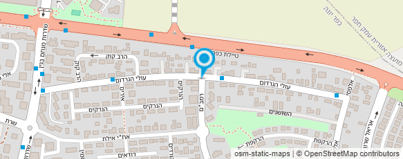 מפת הגעה אל ענבל עיצוב שיער