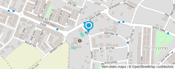 מפת הגעה אל גן יובל