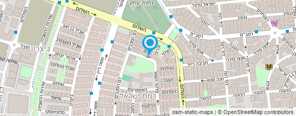 מפת הגעה אל גינונים - הדמיה ממוחשבת