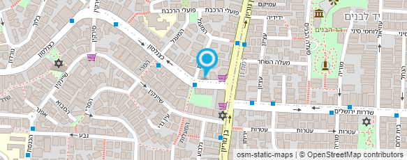 מפת הגעה אל מכבסת גלים