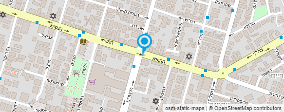 מפת הגעה אל האגודה למלחמה בסרטן