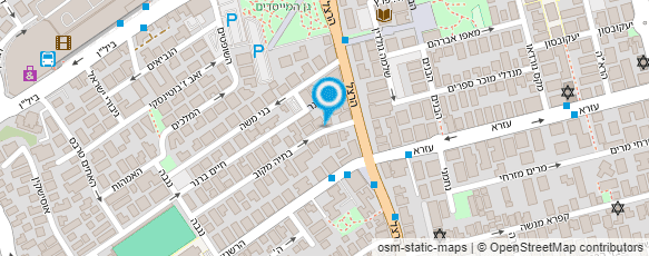 מפת הגעה אל המכון לטיפול בתנועה