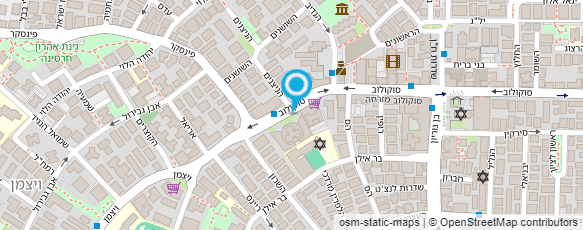 מפת הגעה אל ברוך האינסטלטור המוסמך